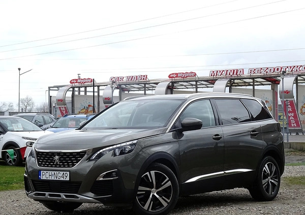 Peugeot 5008 cena 77700 przebieg: 135000, rok produkcji 2017 z Wągrowiec małe 137